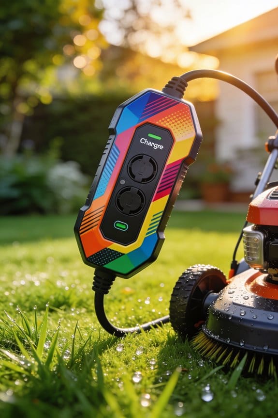 bold colorful expressive chargers
