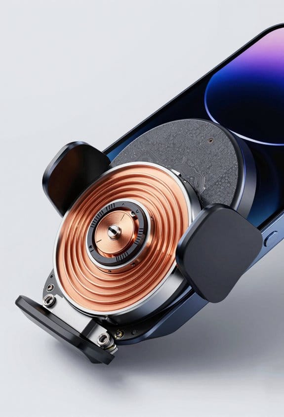 qi car mount power transfer
