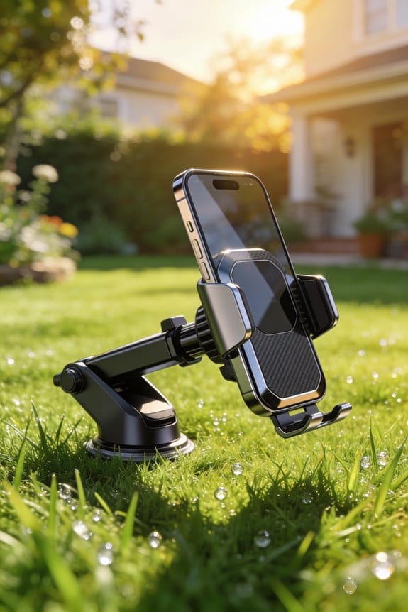 restrictive in car phone mounting